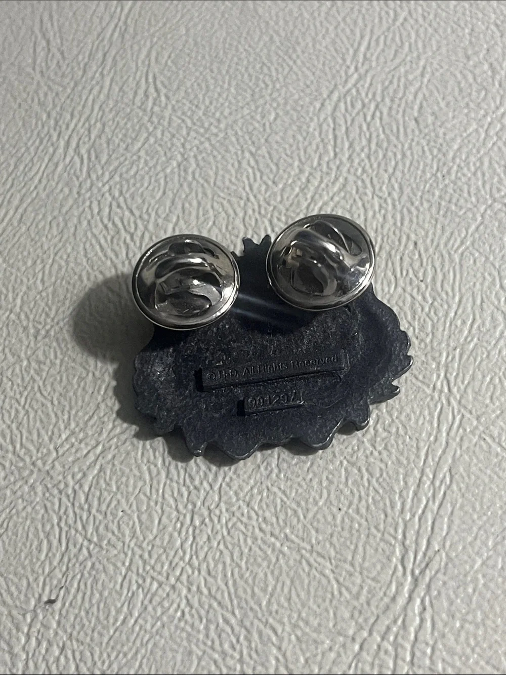 Harley-Davidson Enamel Flame Shield Pin — Black & Brown
